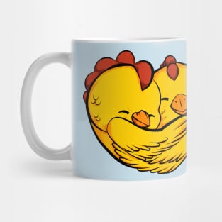 cute, funny and loving chickens Mug